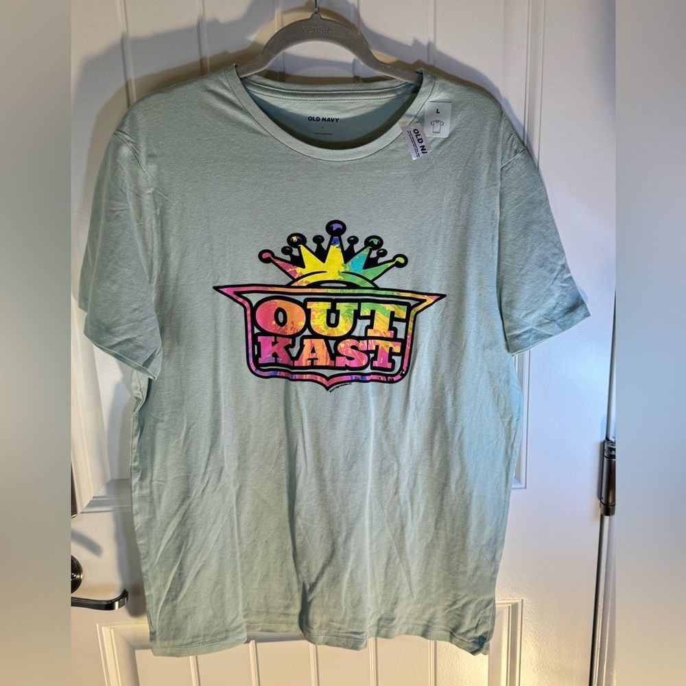 NEW Old Navy Out Kast Green Tee Men’s Large